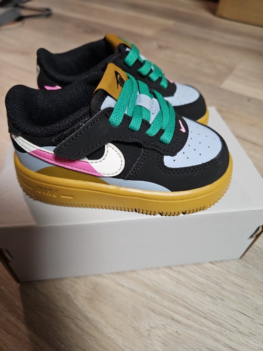 Nike Force 1 Low LV8 2 EasyOn Toddler Shoes FN0408-001 Size 6c